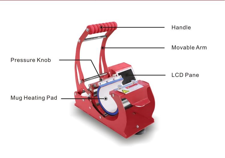 cup heat press machine